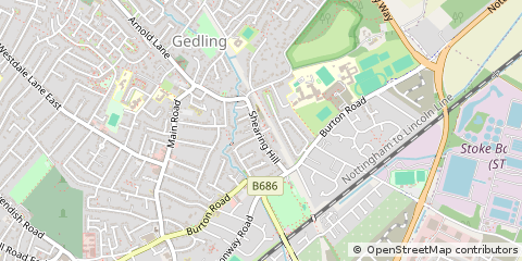 Map of Nottingham