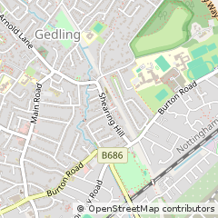 Map of Nottingham