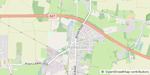 Map of Chichester, West Sussex