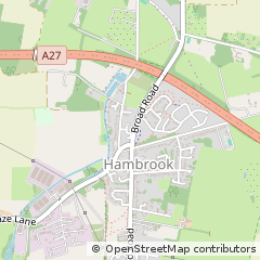 Map of Chichester, West Sussex
