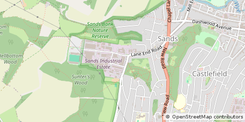 Map of High Wycombe