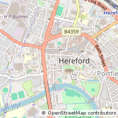 Map of Hereford