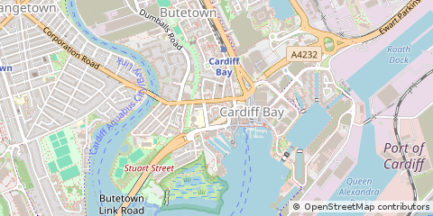 Map of Cardiff
