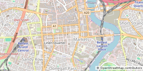 Map of Belfast