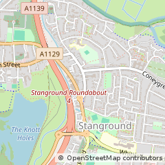 Map of Peterborough, Cambridgeshire