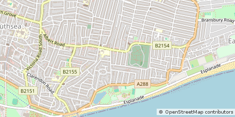 Map of Southsea