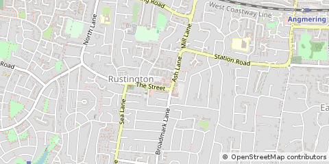 Map of Littlehampton, West Sussex