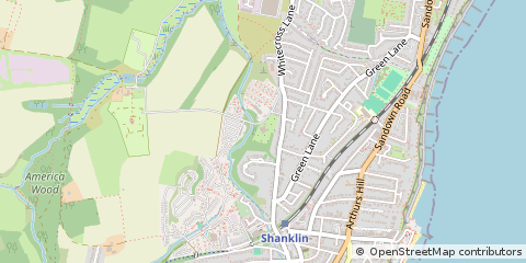 Map of Shanklin, Isle of Wight