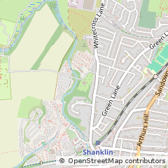 Map of Shanklin, Isle of Wight