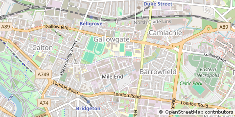 Map of Glasgow