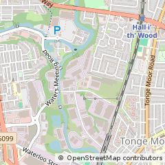 Map of Bolton, Lancashire