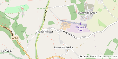 Map of Corsham, Wiltshire