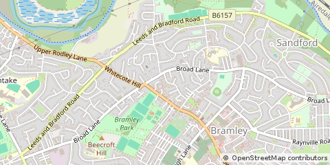 Map of Leeds