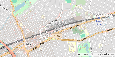 Map of Redbridge