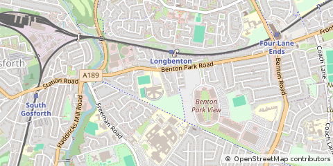 Map of Newcastle Upon Tyne