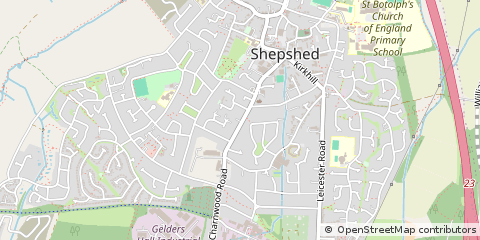 Map of Loughborough