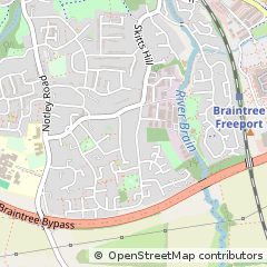 Map of Braintree, Essex