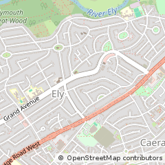 Map of Cardiff