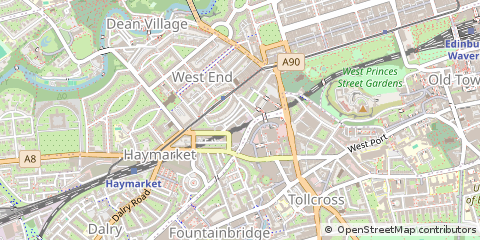 Map of Edinburgh