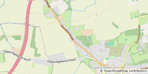 Map of Bishop's Stortford