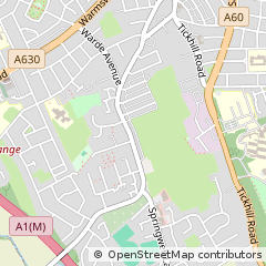 Map of Doncaster