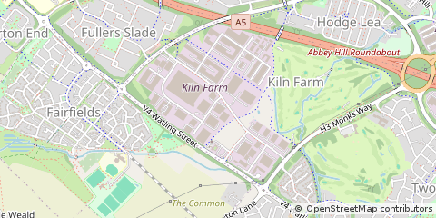 Map of Milton Keynes