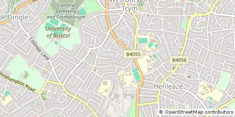 Map of Bristol, City of Bristol