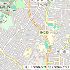Map of Bristol, City of Bristol