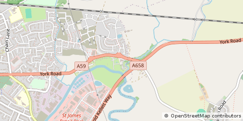 Map of Knaresborough, North Yorkshire