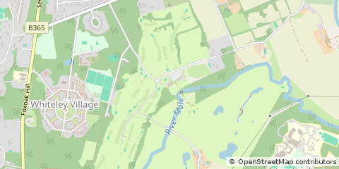 Map of Walton on Thames, Surrey