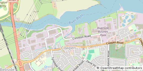 Map of Northumberland