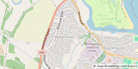 Map of Peterhead