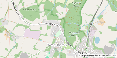 Map of West Sussex