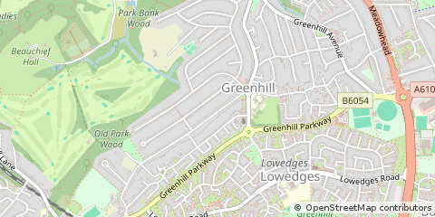 Map of Sheffield