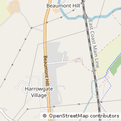 Map of Darlington, County Durham