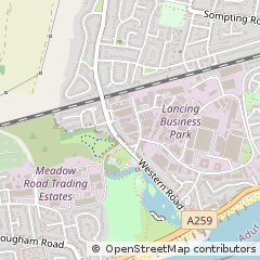 Map of Lancing