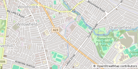 Map of Belfast