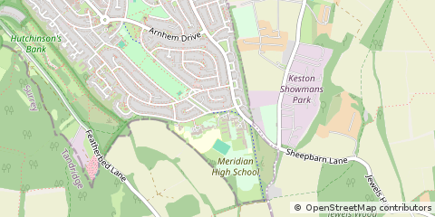 Map of Croydon, Surrey