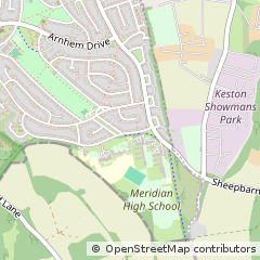 Map of Croydon, Surrey
