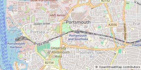 Map of Portsmouth, Hampshire