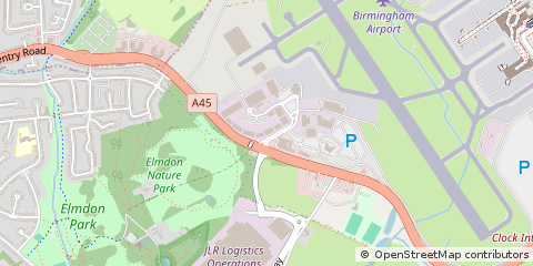 Map of Birmingham, Staffordshire