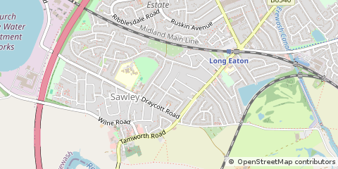 Map of Nottingham