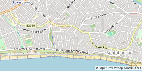 Map of Bournemouth