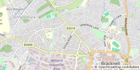 Map of Bracknell