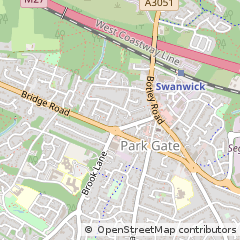 Map of Southampton, Hampshire