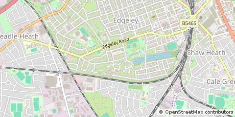 Map of Stockport, Cheshire