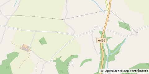 Map of Carmarthen, Dyfed