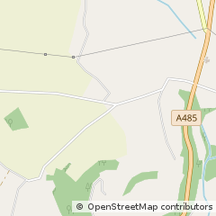 Map of Carmarthen, Dyfed