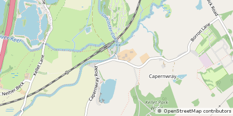 Map of Carnforth, Lancashire