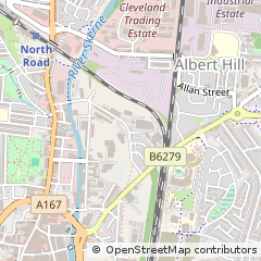 Map of Darlington